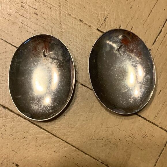 Vintage Sparkly Green, Pink & Blue Earrings 80 90 - Picture 6 of 8